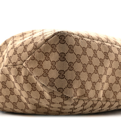 Gucci Monogram Large Horsebit Chain Hobo Dark Brown 8 of 14