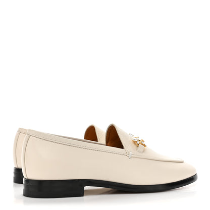 Gucci Malaga Kid Crystal Horsebit Womens Jordaan Loafers 36 Mystic White 4 of 12