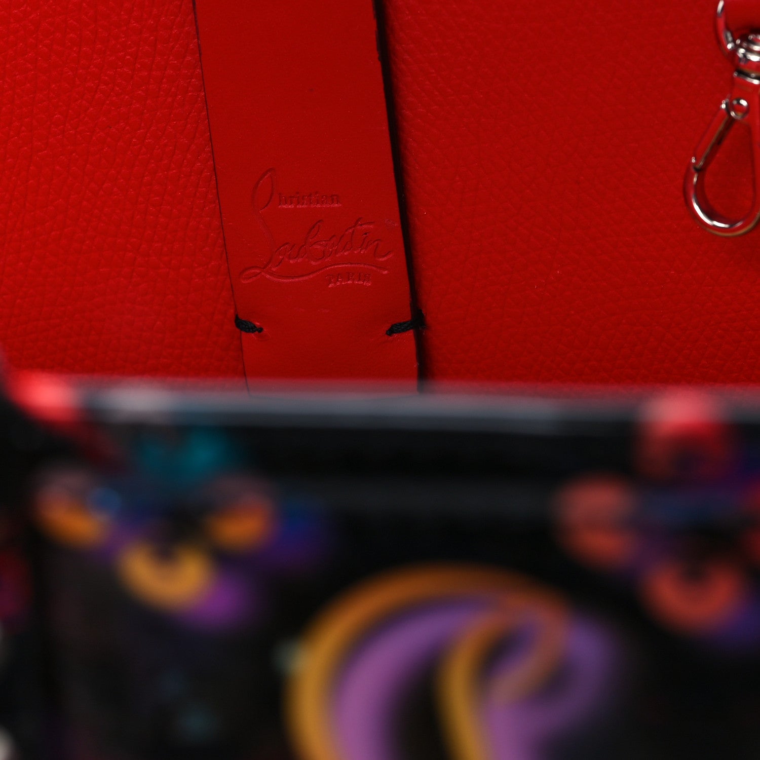 Christian Louboutin Patent Calfskin Small Discolaser Cabata Tote Multicolor 7 of 12