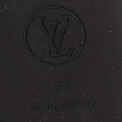 Louis Vuitton Monogram Sunbath Flat Mule Sandals 38 Black 7 of 10
