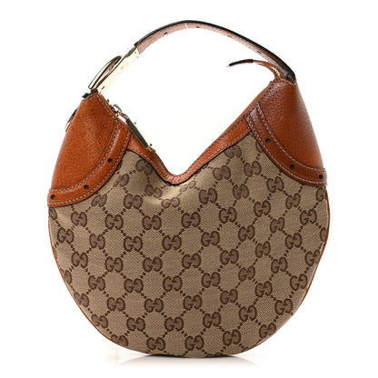 Gucci Monogram Mini Glam Hobo Tan 1 of 10