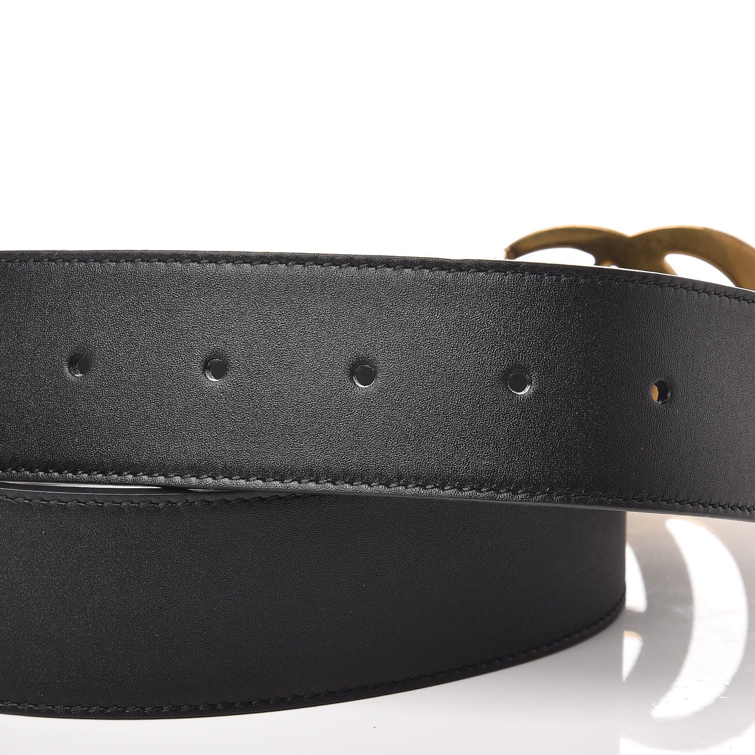 Gucci Calfskin Double G 40mm Belt 90 36 Black 5 of 6