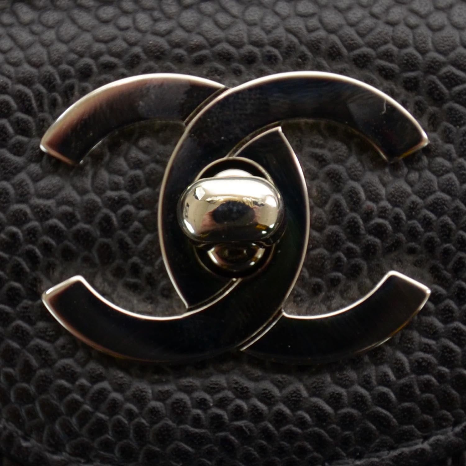Chanel Caviar Jumbo Single Flap Black 5 of 10