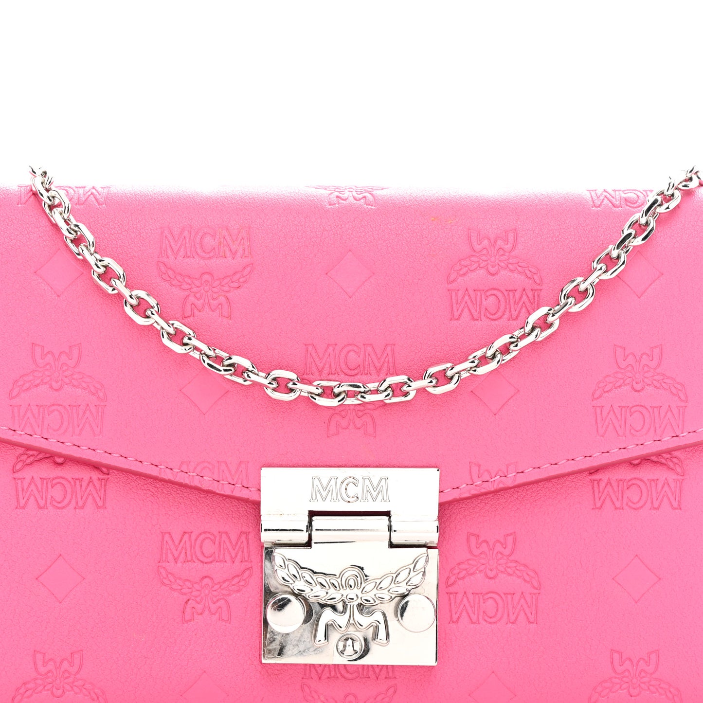 Calfskin Ottomar Large Patricia Wallet On Chain Pink