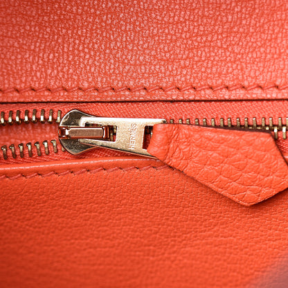 Hermes Togo Birkin 30 Orange Poppy 19 of 37