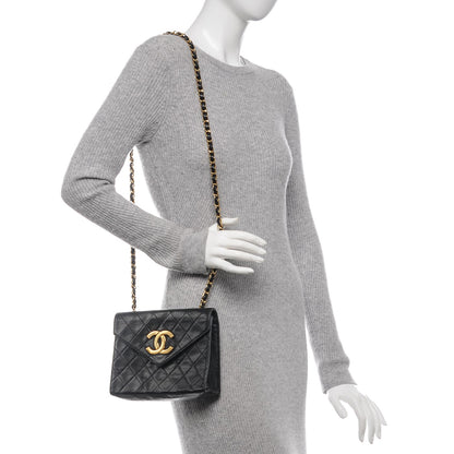 Chanel Lambskin Quilted Small Flap Black 2 of 8