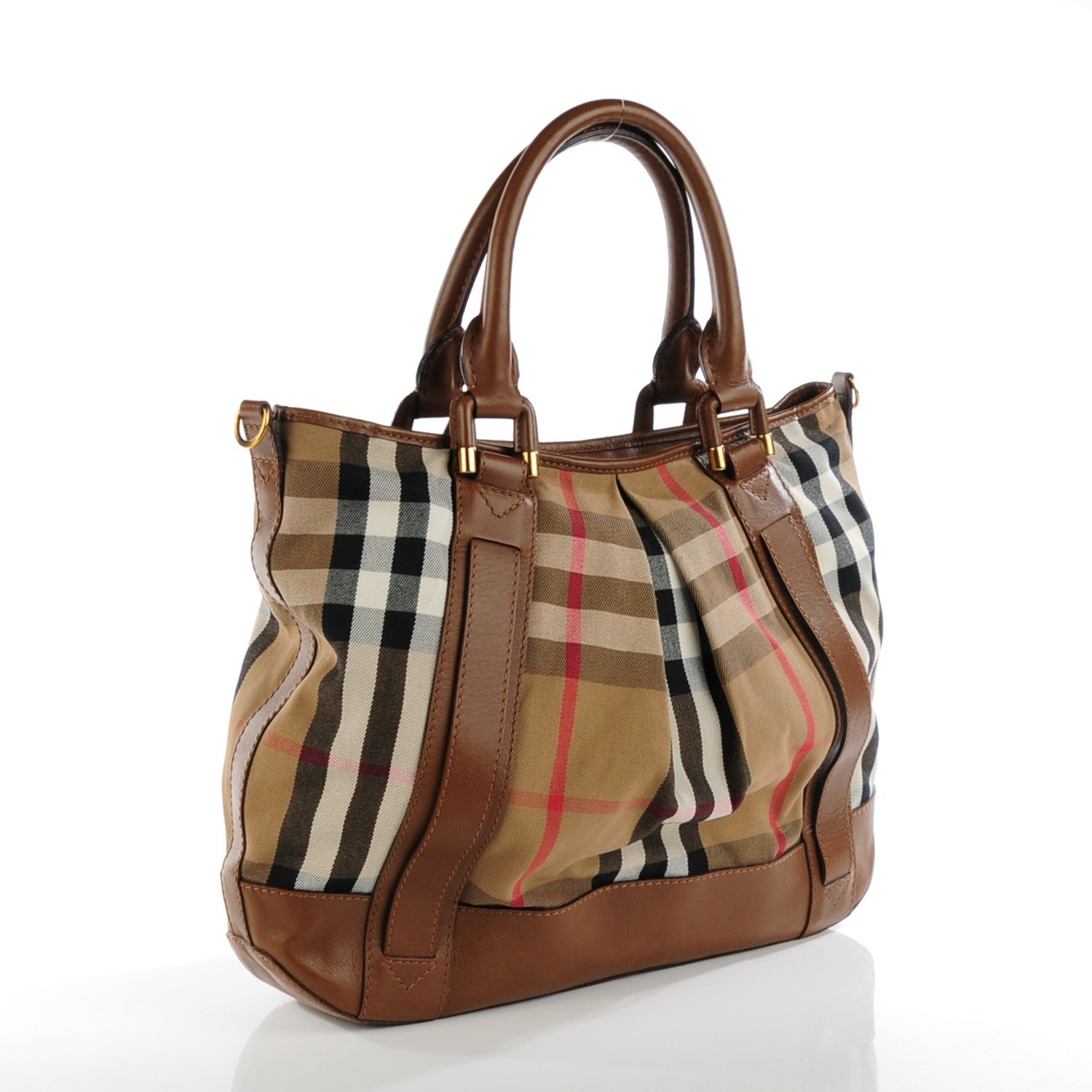 Burberry House Check Large Tote Brown 3 of 10