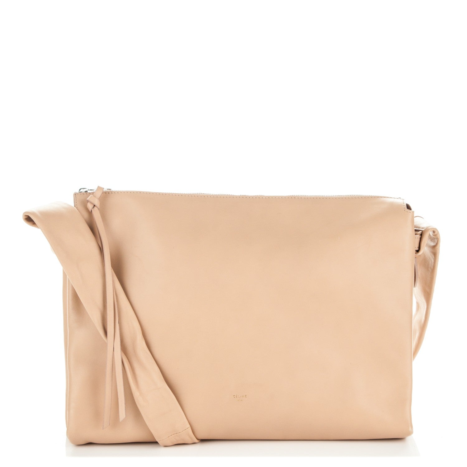 Celine Lambskin Medium Knotted Bag Nude 1 of 5