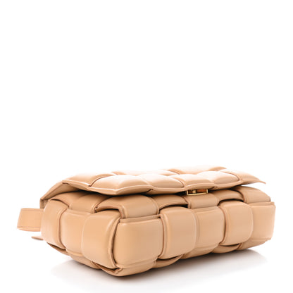 Bottega Veneta Nappa Maxi Intreccio Padded Cassette Crossbody Bag Almond 3 of 4