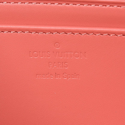 Louis Vuitton Patent Louise Wallet Rose Litchi 6 of 7