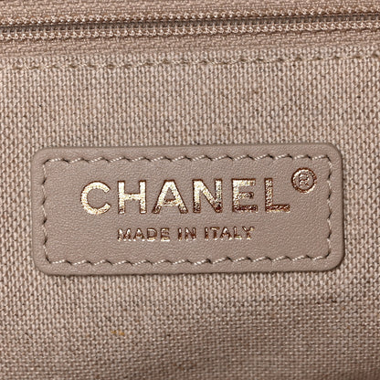 Chanel Calfskin Medium Deauville Tote Coral Pink 5 of 8