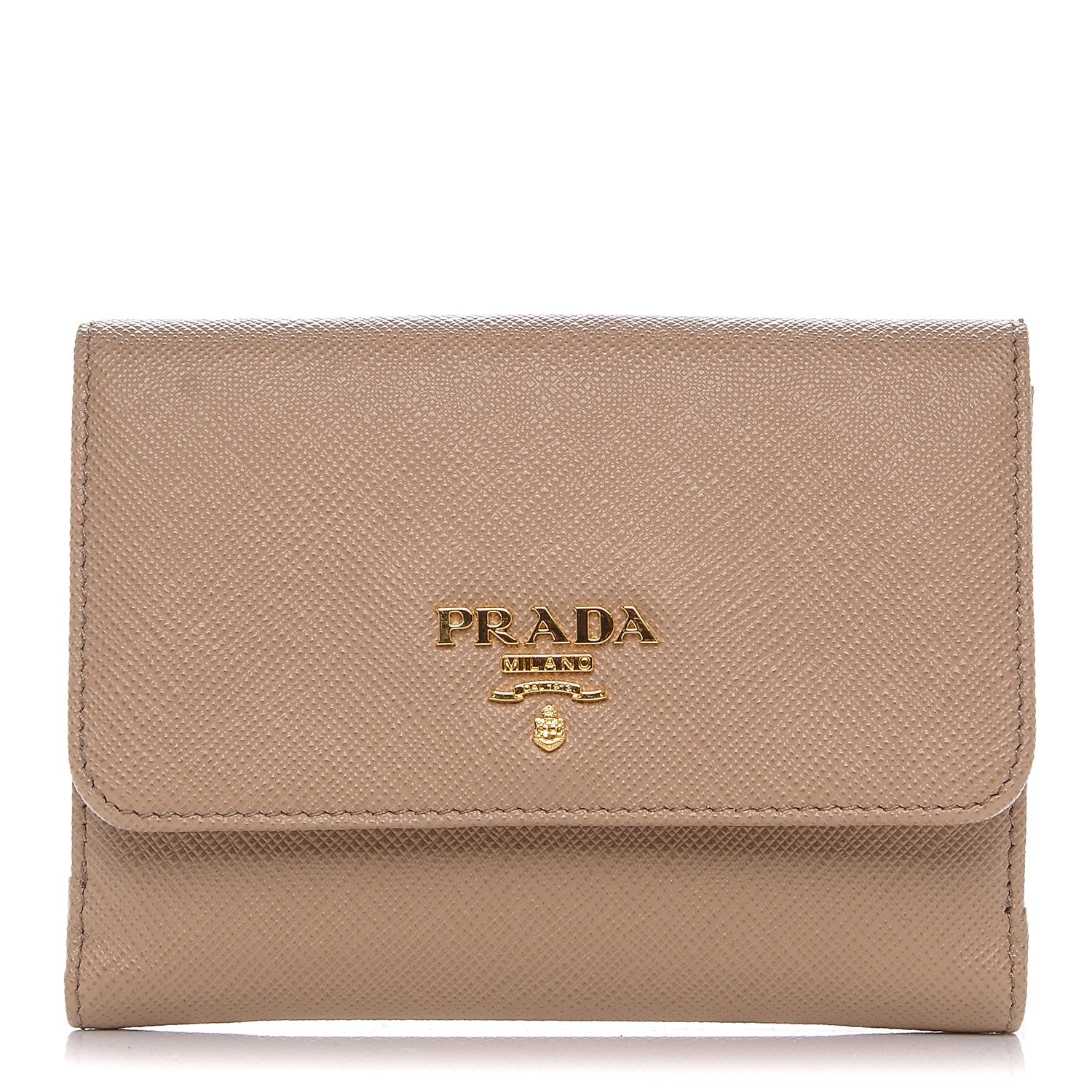 Prada Saffiano Multicolor Compact Wallet Cammeo Orchidea 1 of 6