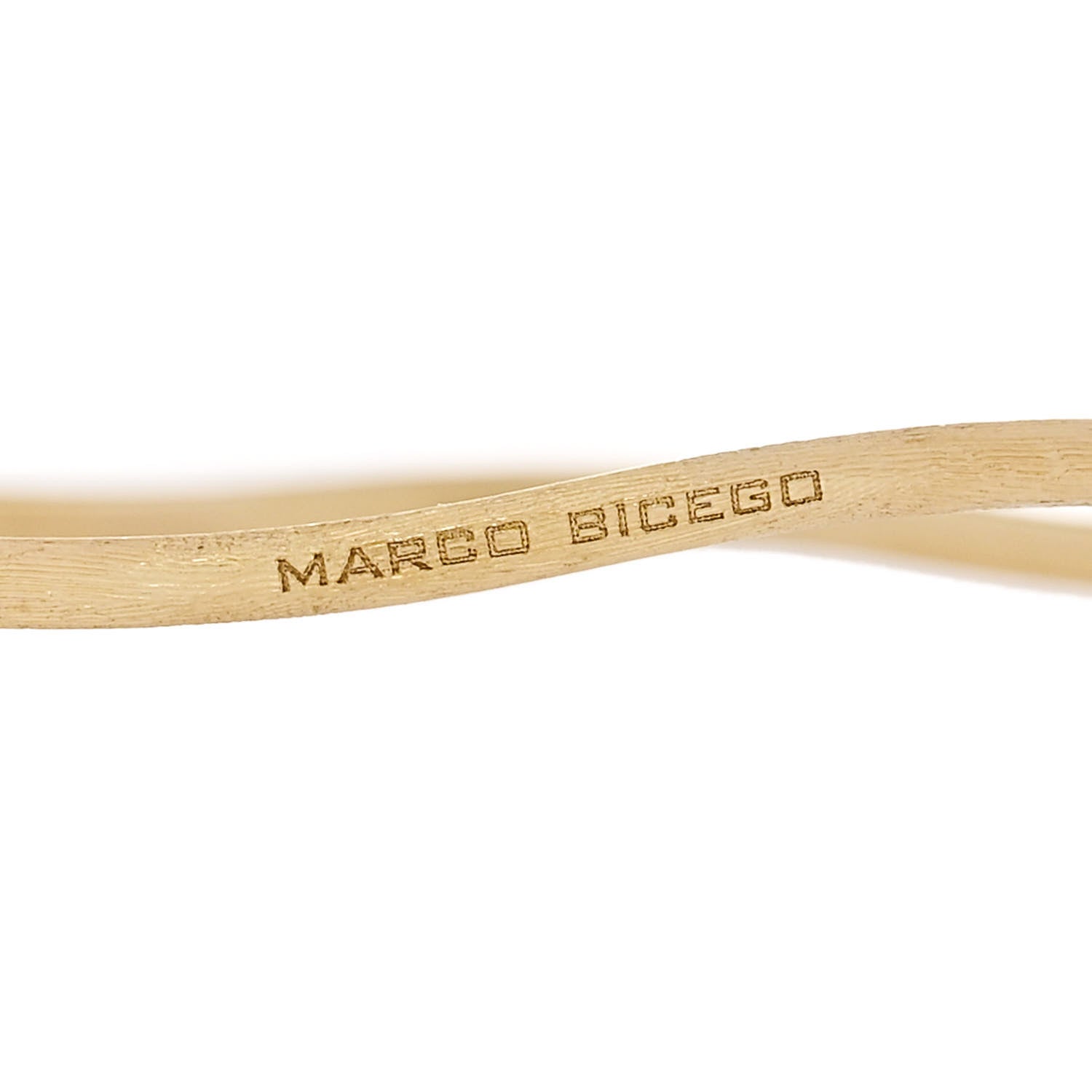 Marco Bicego 18K Yellow Gold Amethyst Citrine Jaipur Crossover Bangle Bracelet 3 of 5