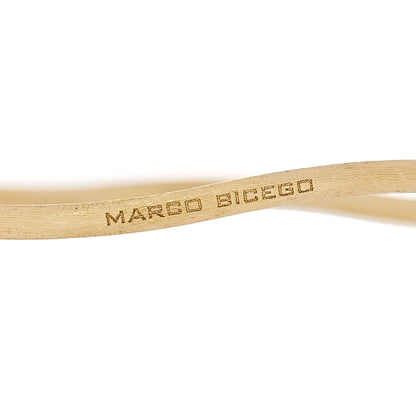 Marco Bicego 18K Yellow Gold Amethyst Citrine Jaipur Crossover Bangle Bracelet 3 of 5