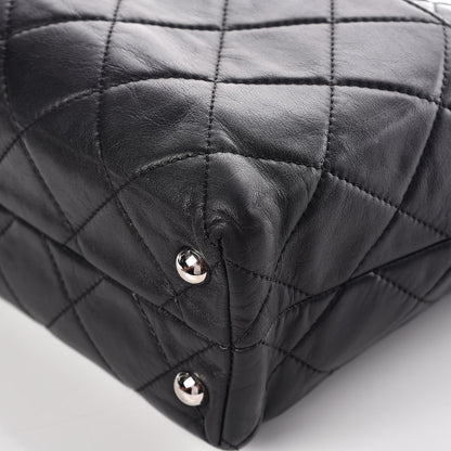 Chanel Calfskin Quilted In The Business North South Tote Black 11 of 14