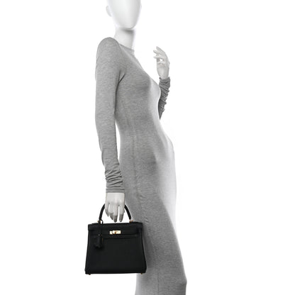 Hermes Togo Kelly Retourne 25 Black 2 of 11