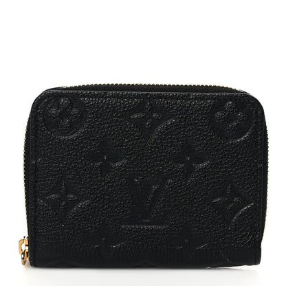 Louis Vuitton Empreinte Zippy Coin Purse Black 1 of 8