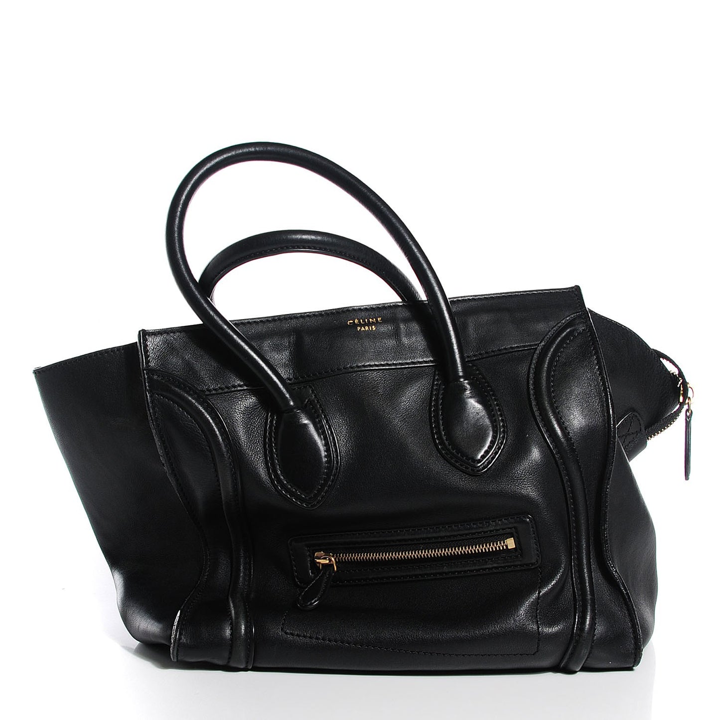 Smooth Calfskin Mini Luggage Black