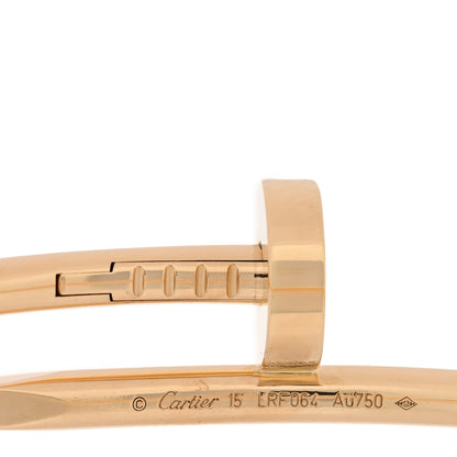 Cartier 18K Yellow Gold Juste Un Clou Bracelet 15 3 of 4