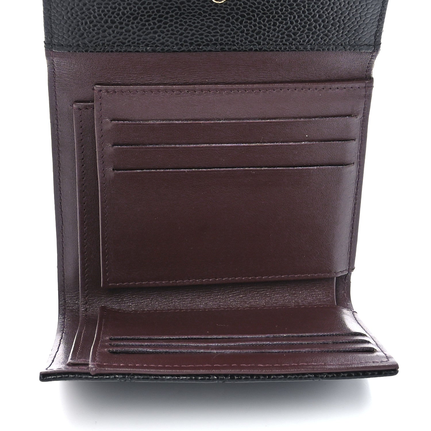 Chanel Caviar Quilted Compact Flap Wallet Black 7 of 15