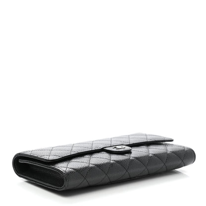 Chanel Caviar Quilted Travel Wallet Black 5 of 9