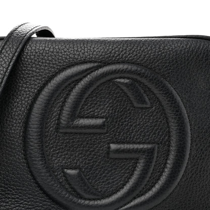 Gucci Pebbled Calfskin Small Soho Disco Bag Black 8 of 11