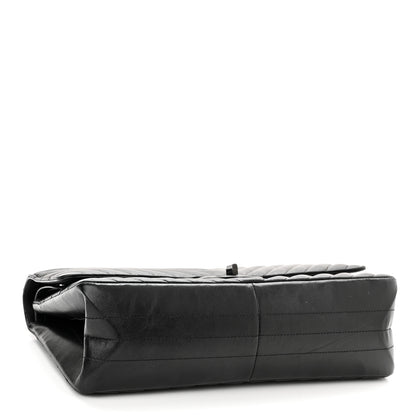 Chanel Aged Calfskin Chevron Quilted 2.55 Reissue 226 So Black 4 of 10