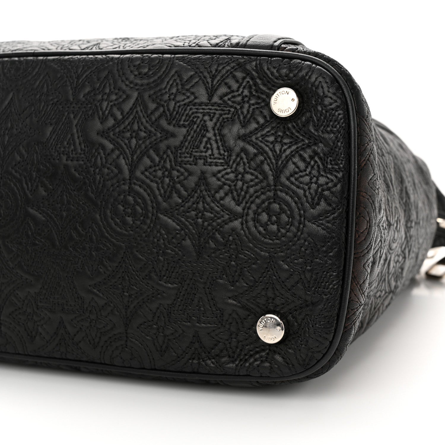 Louis Vuitton Monogram Lambskin Antheia IXIA MM Black 9 of 9