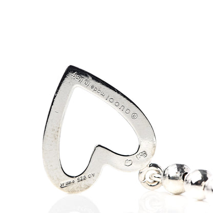 Gucci Sterling Silver Heart Drop Earrings 3 of 3