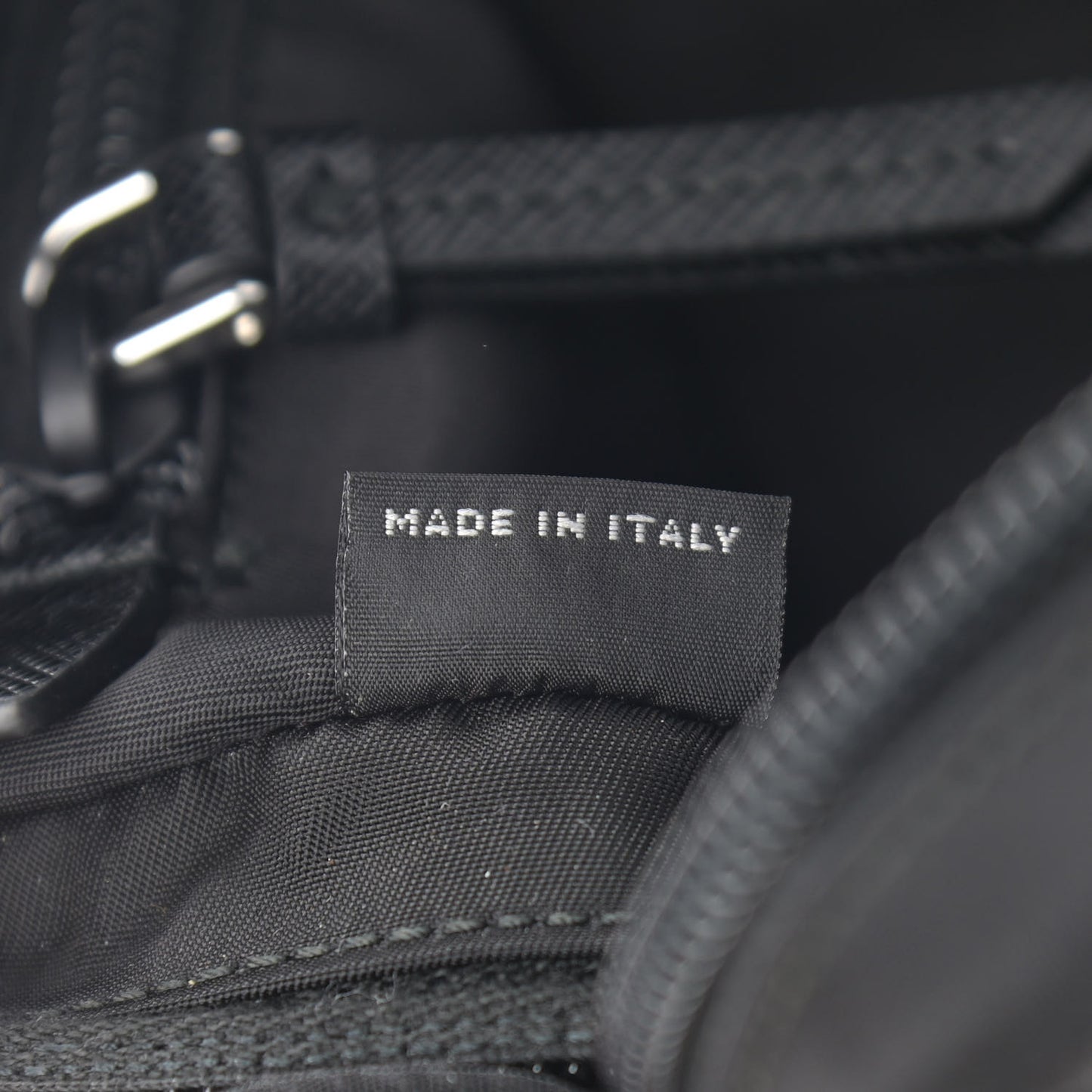 Tessuto Nylon Belt Bag Black