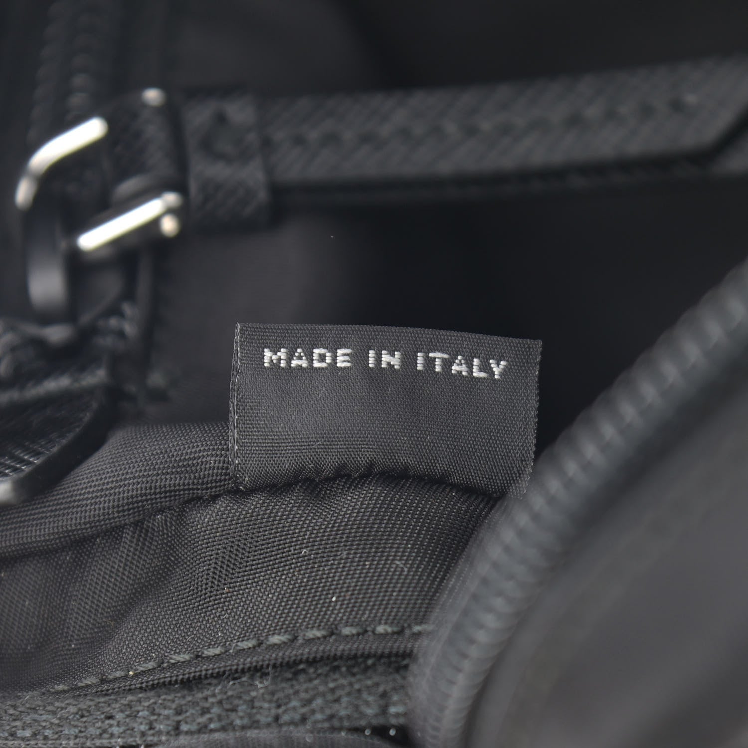 Prada Tessuto Nylon Belt Bag Black 7 of 11