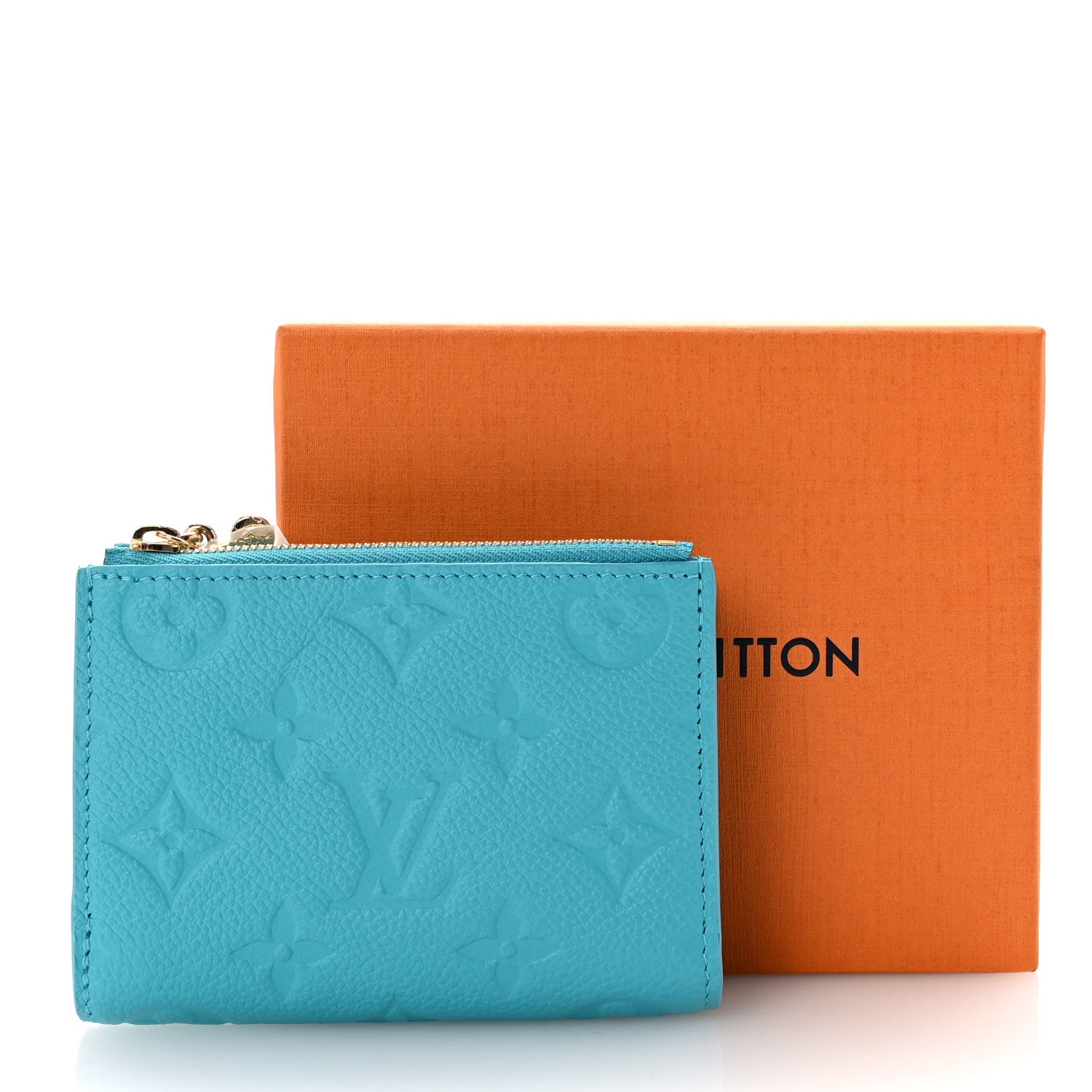 みみLOUIS VUITTONエピウォレットブルー LOUIS VUITTON（ルイ・ヴィトン） エピ デニム ジッピーウォレット 長
