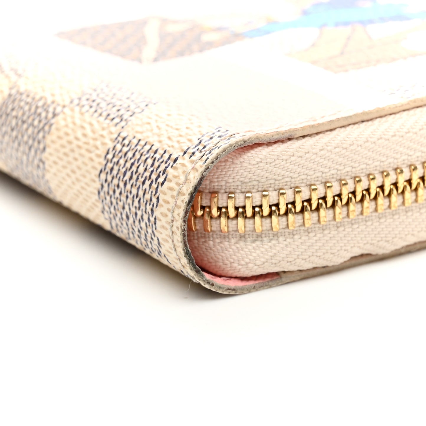 Damier Azur 2018 Christmas Animation Zippy Wallet