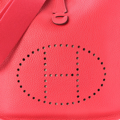 Hermes Taurillon Clemence Evelyne III PM Rose Extreme 8 of 8