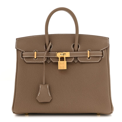 Hermes Togo Birkin 25 Etoupe 1 of 11