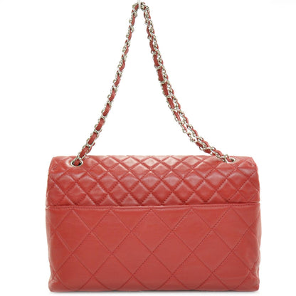 Chanel Leather Quilted In the Business Flap Bag Red 4 of 11