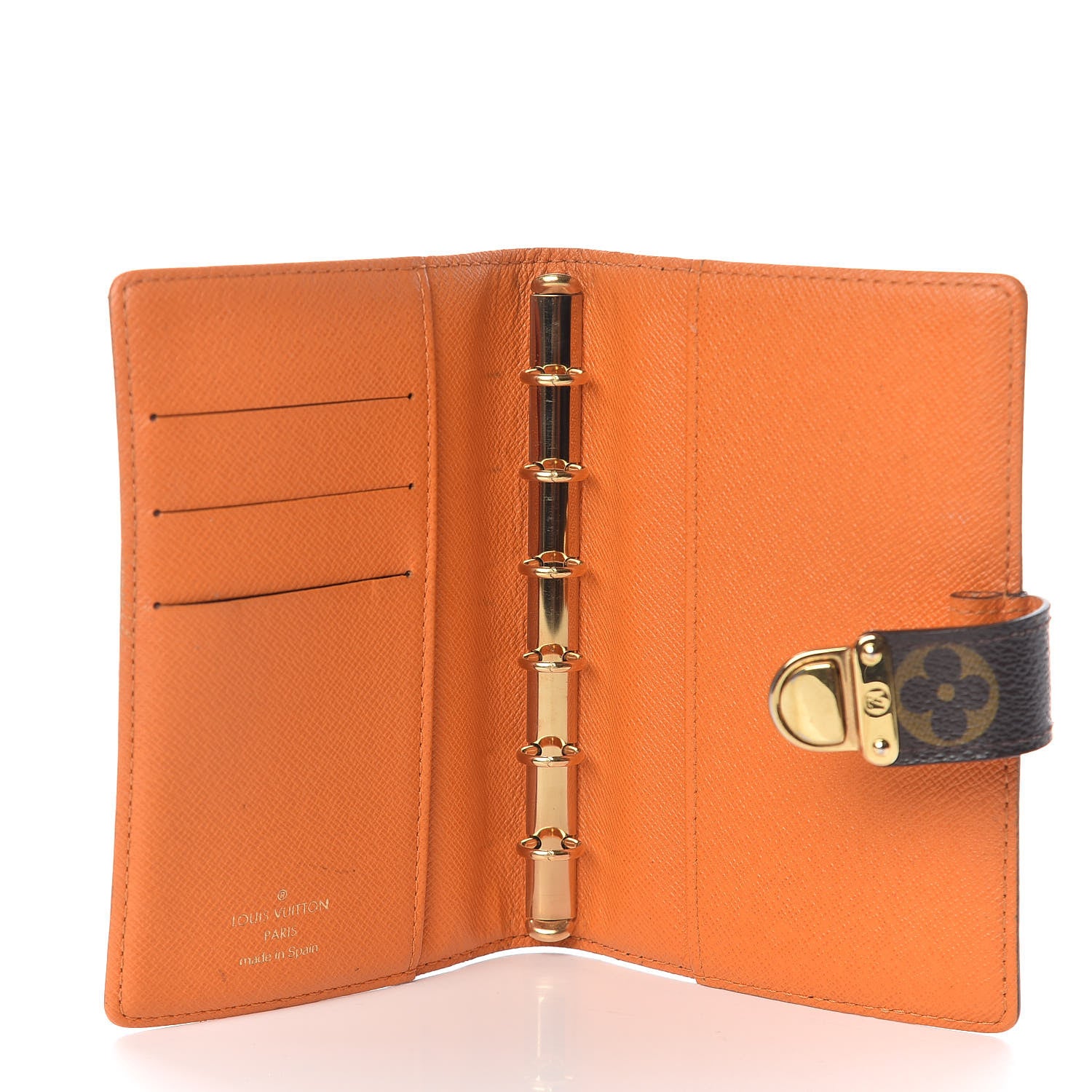 Louis Vuitton Monogram Koala Small Ring Agenda Orange 5 of 10