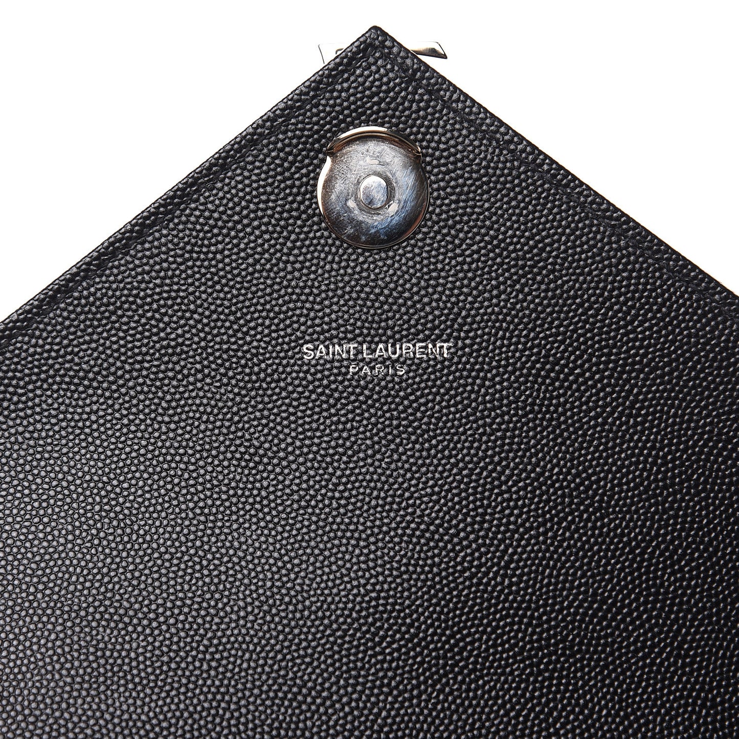 Grain De Poudre Textured Mixed Matelasse Triquilt Medium Monogram Satchel Black