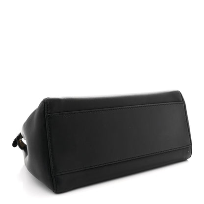 Fendi Nappa Mini Peekaboo Iconic Satchel Black 4 of 12