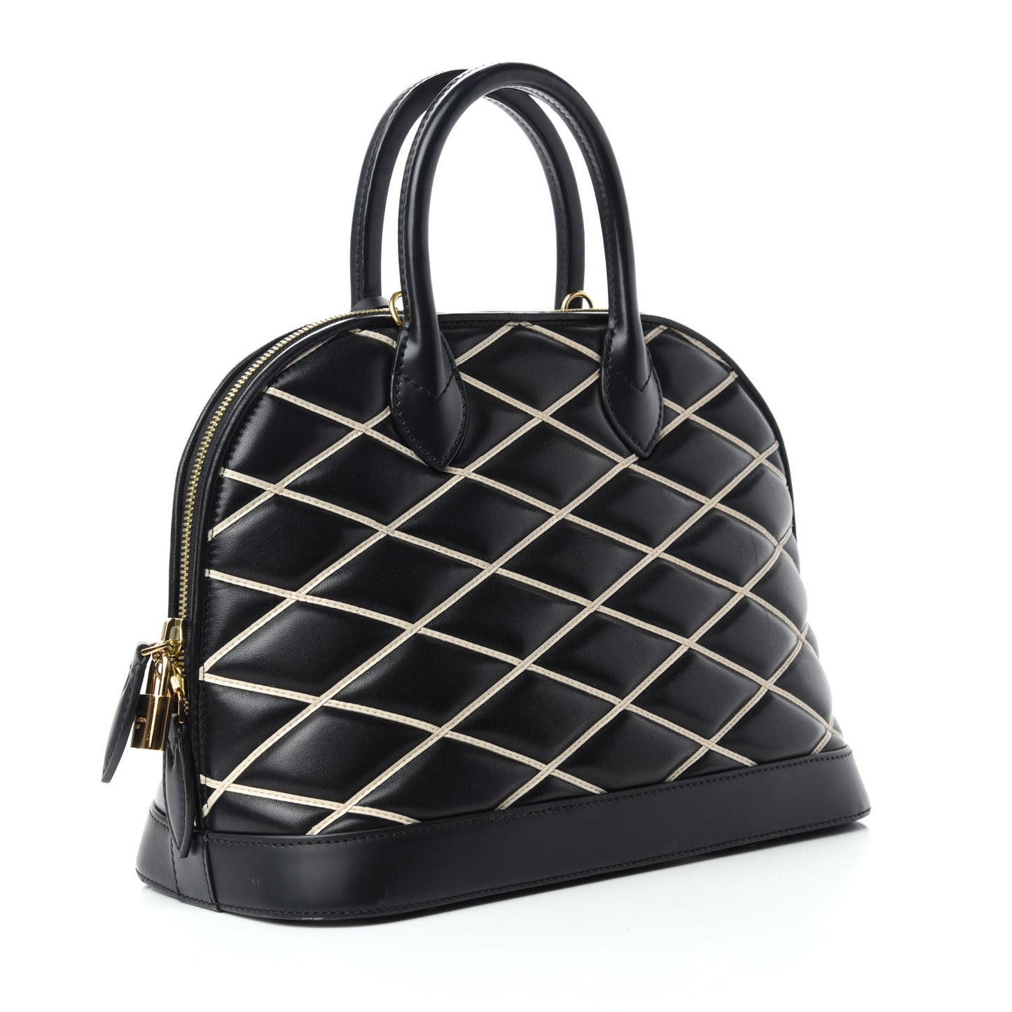 Lambskin Malletage Alma PM Black