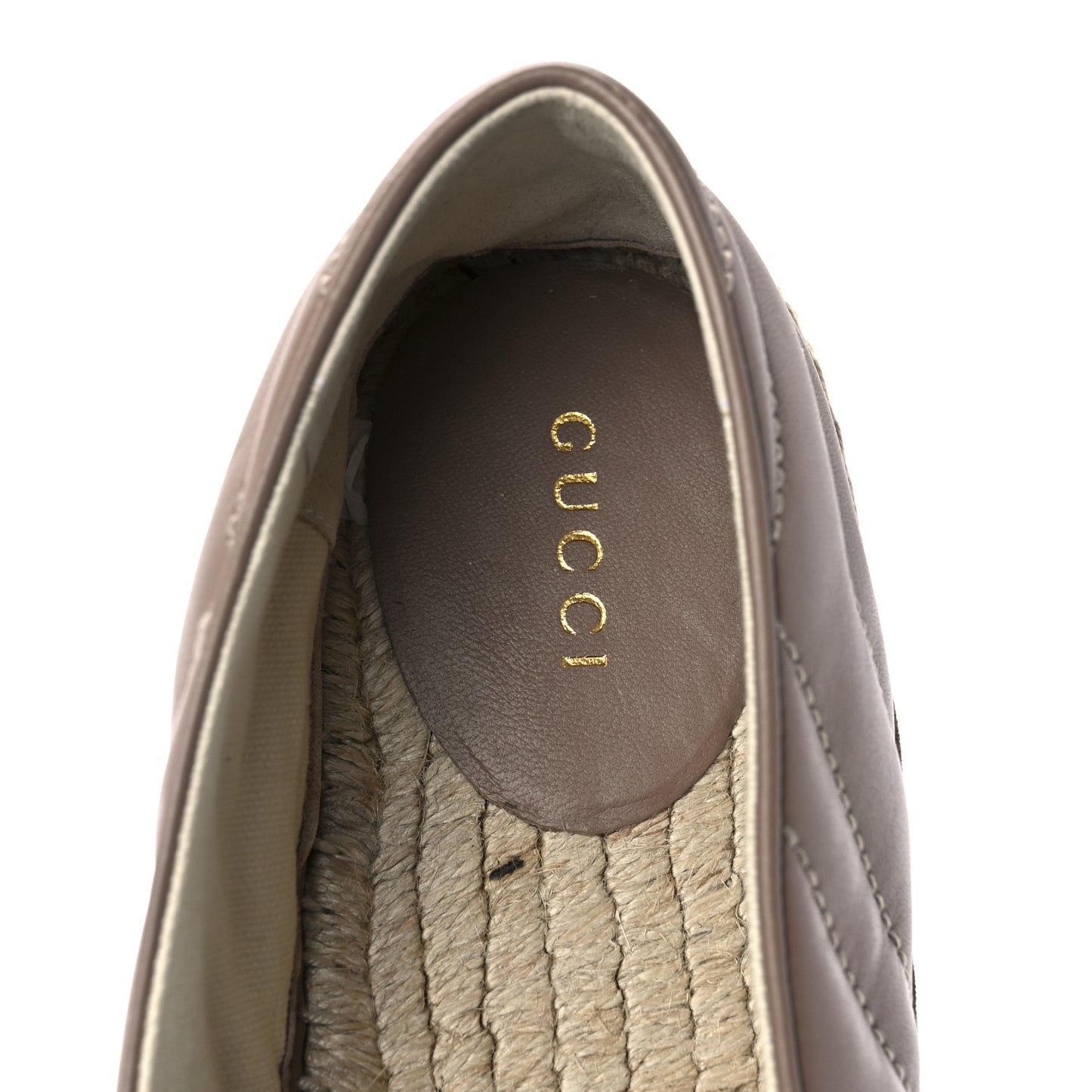 Nappa Matelasse GG Marmont Espadrilles 39 Porcelain Rose