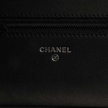 Chanel Patent Caviar Timeless CC Wallet on Chain WOC Black 7 of 9