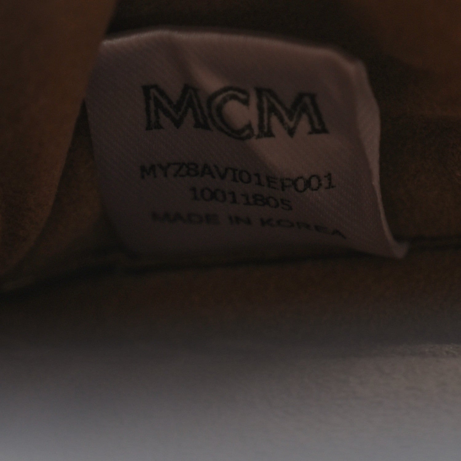 MCM Visetos Vanity Case Grey 7 of 19