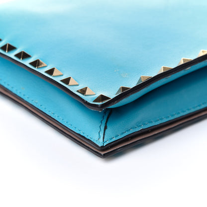 Valentino Garavani Nappa Rockstud Wristlet Clutch Parrot 5 of 10