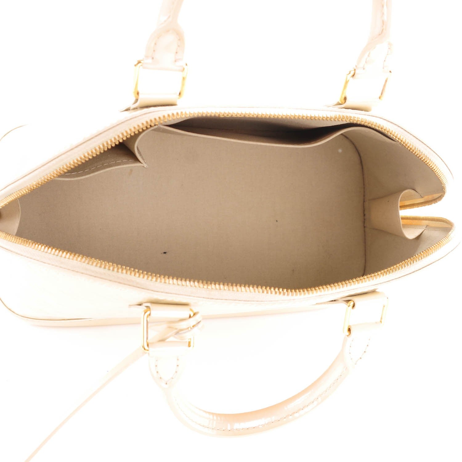 Louis Vuitton Vernis Alma PM Blanc Corail 6 of 10