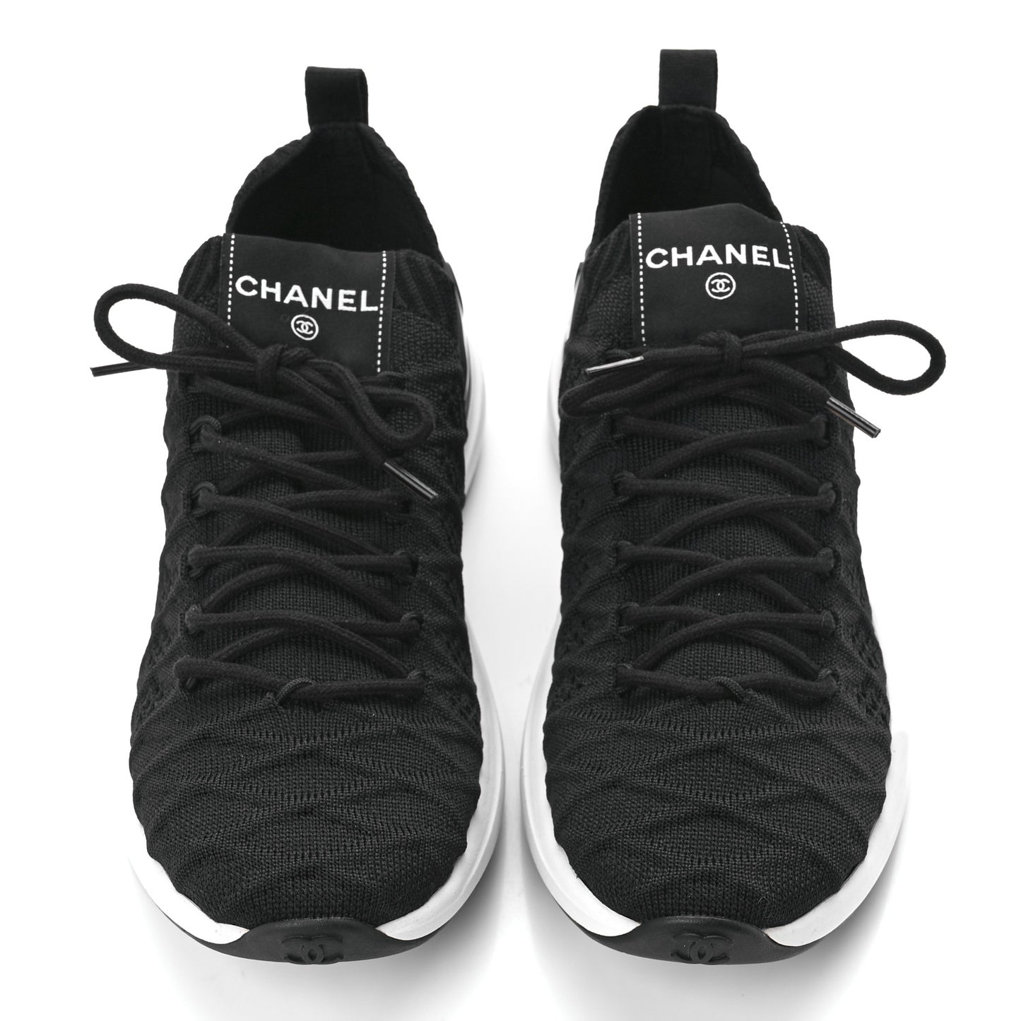 Fabric Logo Sneakers 39 Black