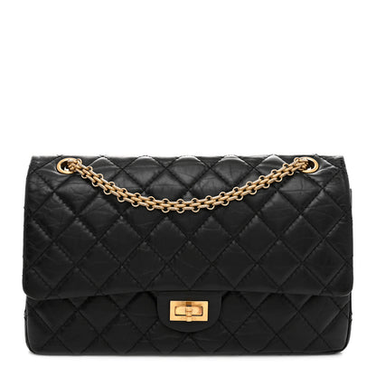 Chanel Aged Calfskin Quilted 2.55 Reissue 226 Flap Black 1 of 10
