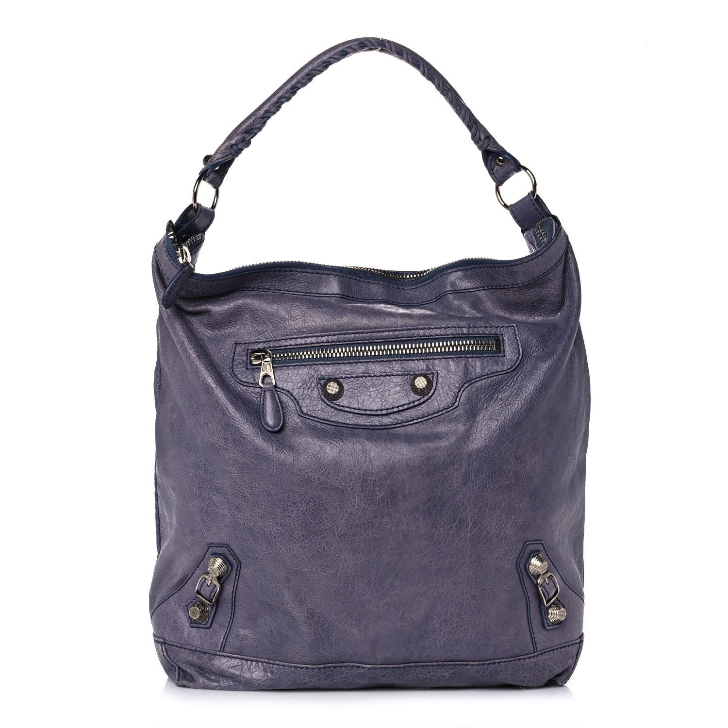 Balenciaga Agneau Giant 12 Silver Hardware Day Hobo Jacynthe 1 of 9