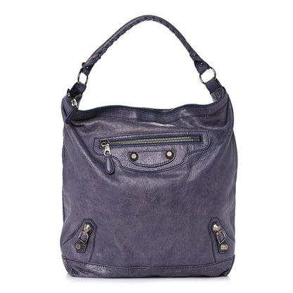Balenciaga Agneau Giant 12 Silver Hardware Day Hobo Jacynthe 1 of 9