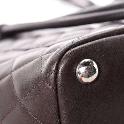 Chanel Calfskin Quilted Large Cambon Tote Brown 12 of 24